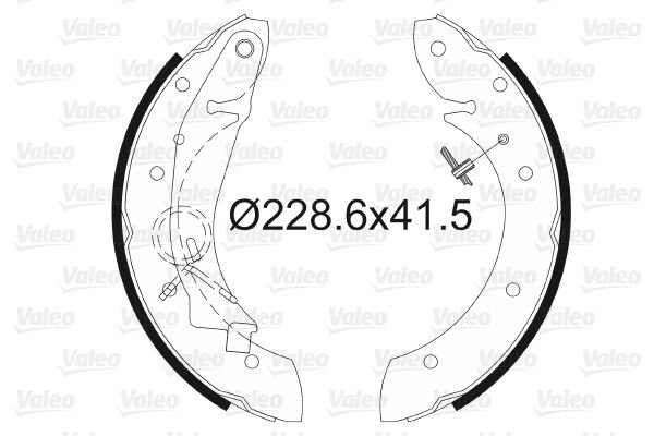 Peugeot 405 1992-1999 Arası 1.4 Valeo Marka Pabuçlu Balata
