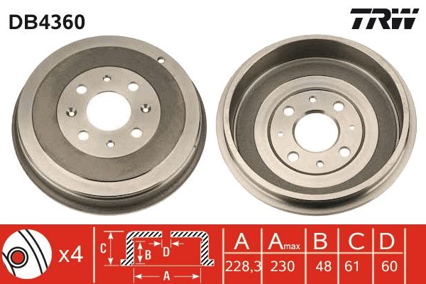 Fiat Punto Evo 2008-2012 Arası 1.4 Natural Power TRW Marka Kampana