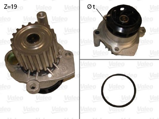Skoda Fabia 1999-2008 Arası 1.9 TDI Valeo Marka Devirdaim Su Pompası