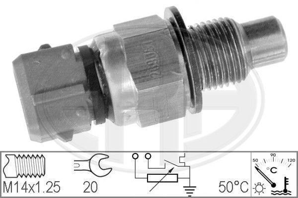 Peugeot 206 1998-2012 Arası 1.9 D ERA Marka Hararet Müşürü