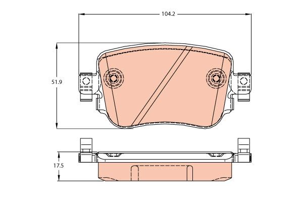 Audi A1 2010-2018 Arası 1.6 TDI TRW Marka Ön Balata
