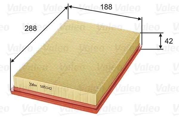 Volkswagen Golf 1997-2008 Arası 1.6 16V Valeo Marka Hava Filtresi