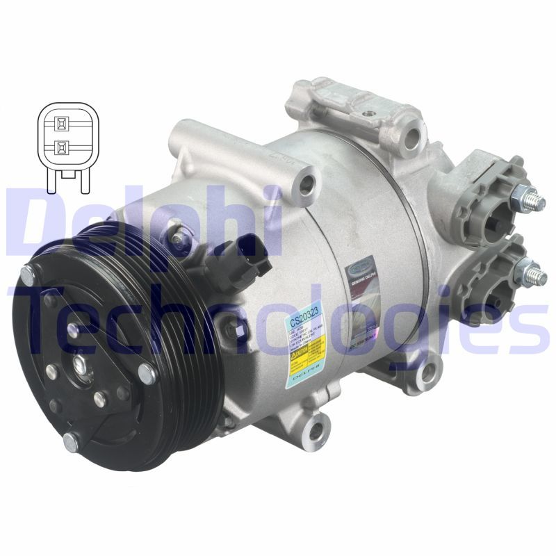 Ford Fiesta 2008-2012 Arası 1.25 Delphi Marka Klima Kompresörü