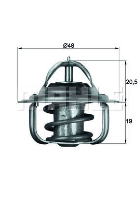 Ford Puma 1997-2002 Arası 1.7 16V, Racing ST 160 Mahle Marka Termostat