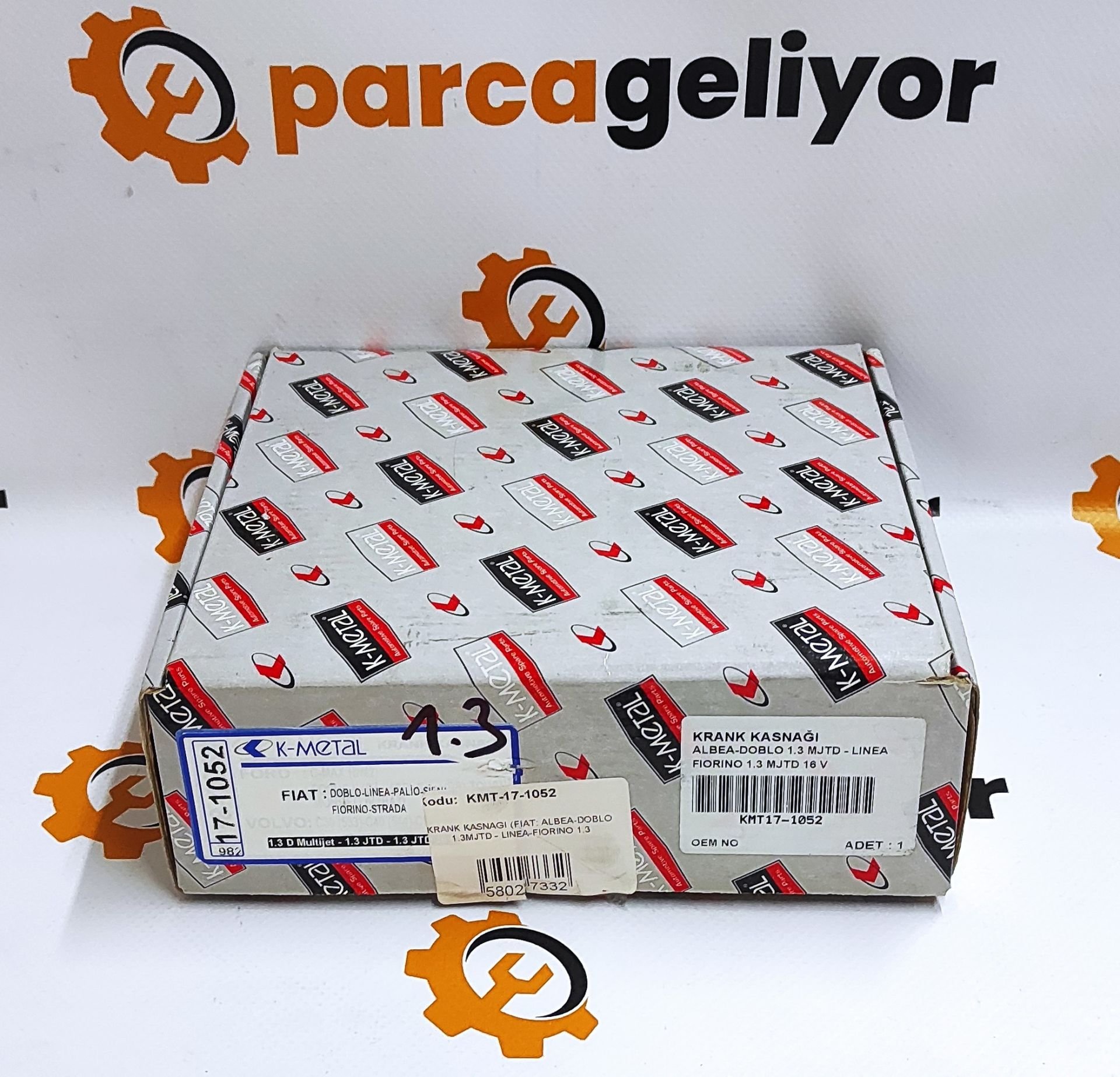 Palio 1.3 Krank kasnağı Çiftli KMT-17-1052