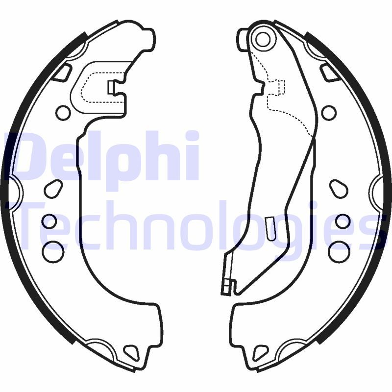Skoda Roomster 2006-2015 Arası 1.2 TSI Delphi Marka Pabuçlu Balata