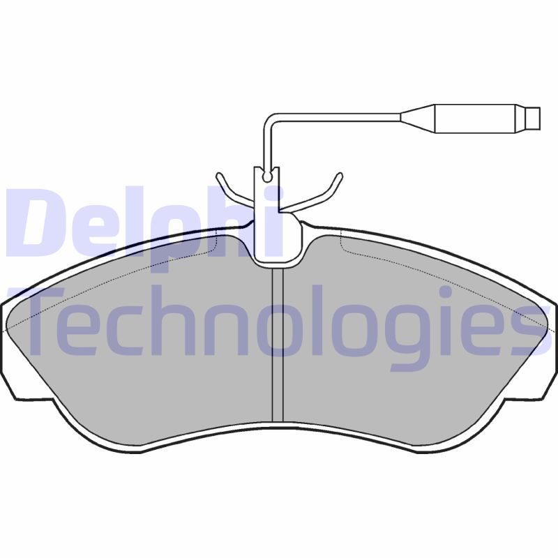 Opel Omega 1994-2005 Arası 2.0 16V Delphi Marka Ön Balata Fişli