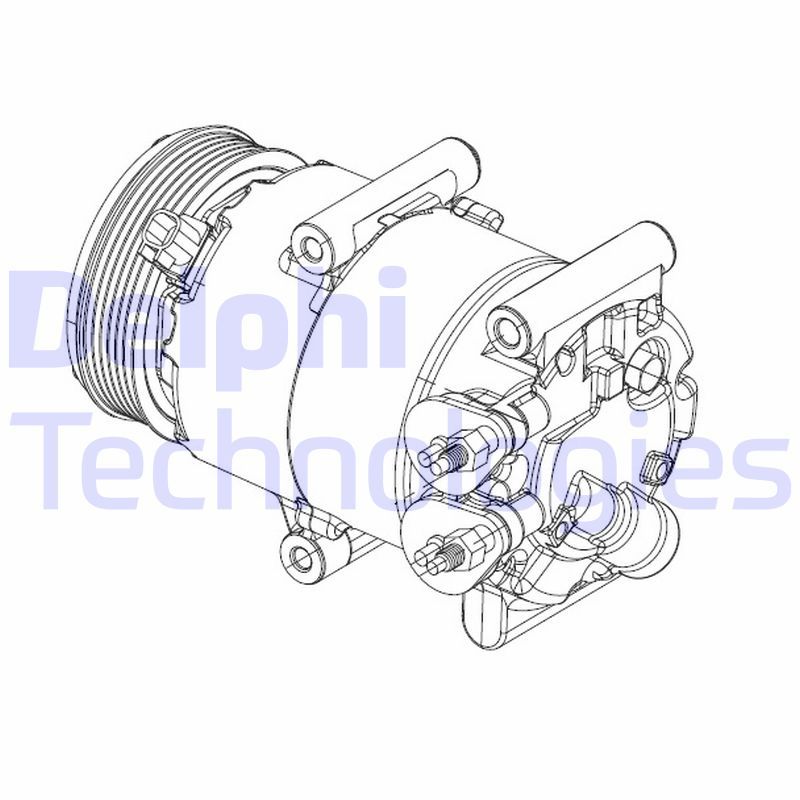 Ford Fiesta 2008-2012 Arası 1.4 LPG Delphi Marka Klima Kompresörü