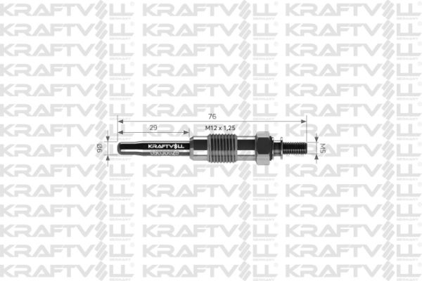 Alfa Romeo 164 1987-1998 Arası 2.5 TD Kraftvoll Marka Kızdırma Bujisi
