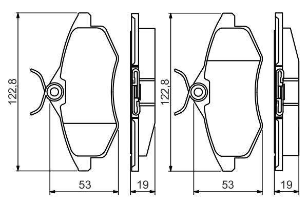 Citroen C2 2003-2017 Arası 1.4 Bosch Marka Ön Balata