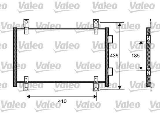 Peugeot Boxer 2001-2005 Arası 2.0, 2.0 HDi, 2.2 HDi, 2.8 HDi Valeo Marka Klima Radyatörü