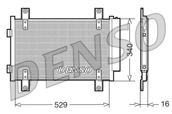Peugeot Boxer 2001-2005 Arası 2.0, 2.0 HDi, 2.2 HDi, 2.8 HDi Denso Marka Klima Radyatörü