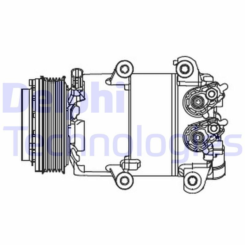Ford Fiesta 2008-2012 Arası 1.6 Ti Delphi Marka Klima Kompresörü