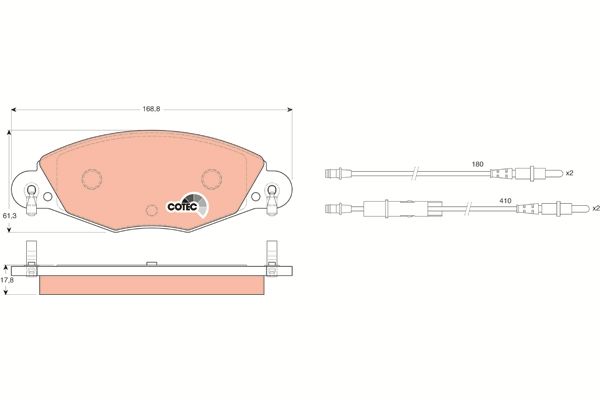 Citroen C5 2001-2008 Arası 1.8 16V TRW Marka Ön Balata Fişli
