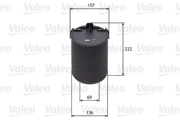 Volkswagen Golf 2004-2016 Arası 1.6 MultiFuel Valeo Marka Hava Filtresi