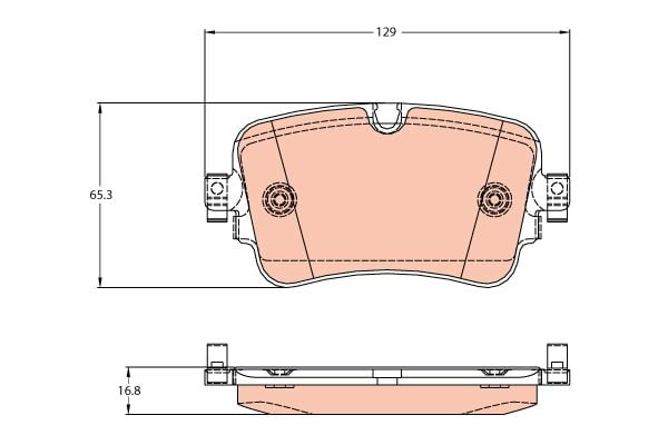 Audi Q7 2015-2019 Arası 3.0 TFSI quattro TRW Marka Arka Balata