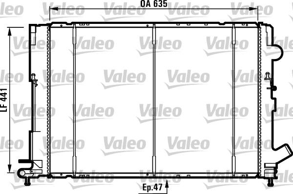 Renault Espace 1996-2002 Arası 2.0 Valeo Marka Su Radyatörü