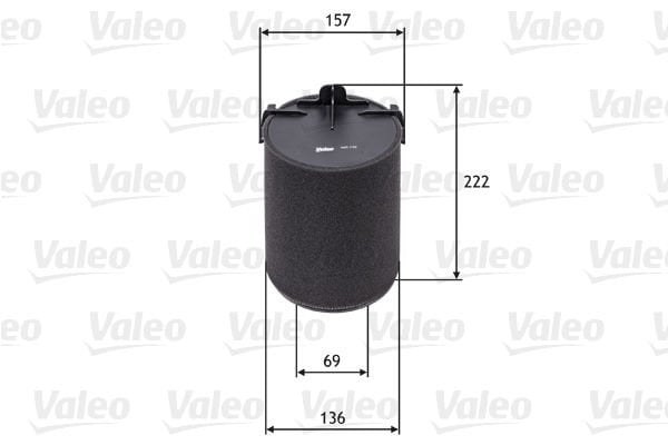 Volkswagen Jetta 2008-2012 Arası 1.2 TSI Valeo Marka Hava Filtresi