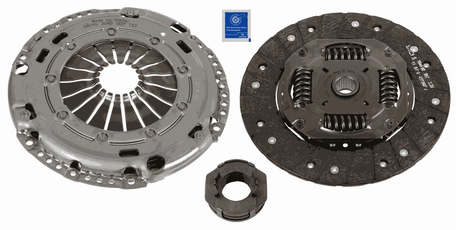 Volkswagen Jetta 2004-2013 Arası 1.4 TSI Sachs Marka Debriyaj Seti
