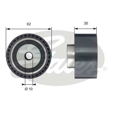 Fiat Ulysse 2002-2011 Arası 2.2 JTD Gates Marka Vantilatör Kayış Gergi Rulmanı