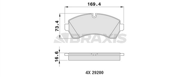 Volkswagen Crafter 2006-2016 Arası 2.0 TDI Braxis Marka Ön Balata