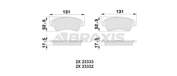 Peugeot 306 1993-2003 Arası 1.4 SL Braxis Marka Ön Balata