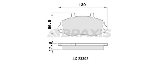 Opel Movano 1998-2003 Arası 2.5 D Braxis Marka Ön Balata