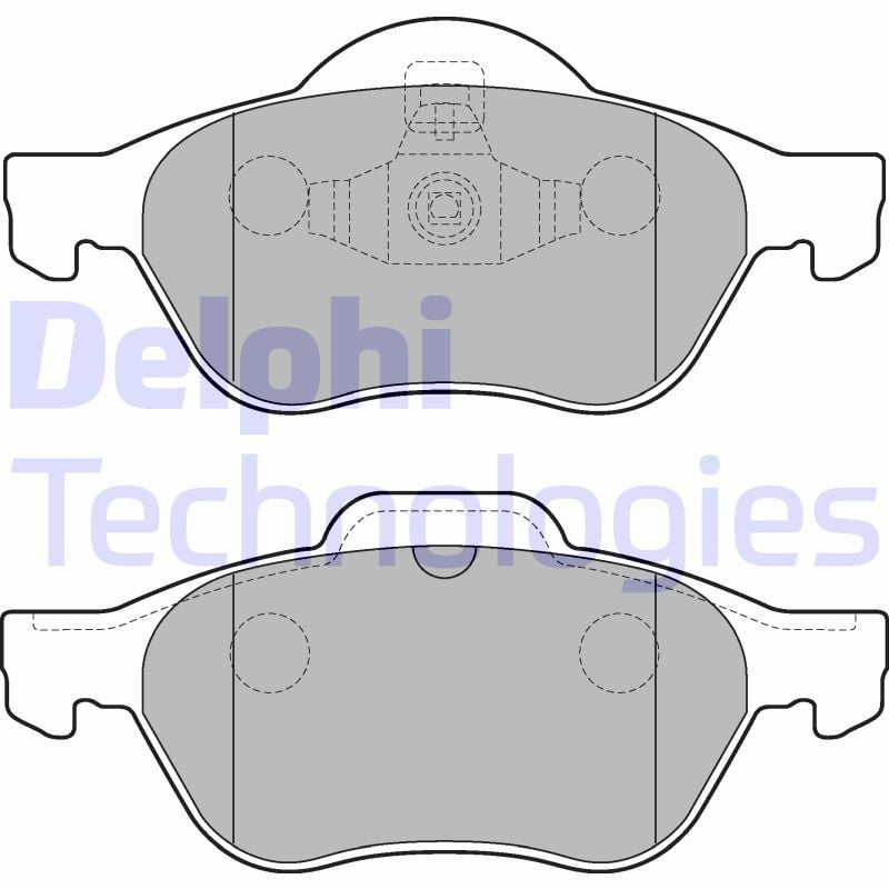 Renault Megane 2001-2012 Arası 1.9 dCi Delphi Marka Ön Balata