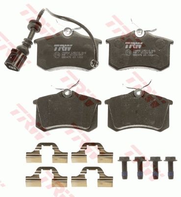 Volkswagen Polo 2001-2014 Arası 1.4 FSI TRW Marka Arka Balata