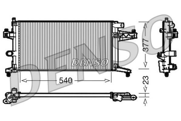 Opel Tigra 2004-2010 Arası 1.8 Denso Marka Su Radyatörü