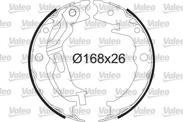 Chevrolet Evanda 2005-2009 Arası 2.0 Valeo Marka Pabuçlu Balata