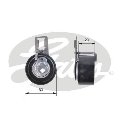 Ford C-Max 2010-2019 Arası 1.6 TDCi Gates Marka Vantilatör Kayış Gergi Rulmanı