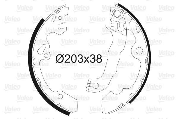 Ford Focus 1998-2009 Arası 1.8 16V Valeo Marka Pabuçlu Balata