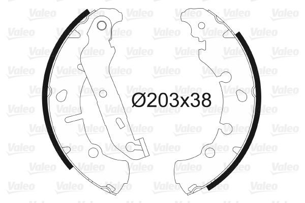 Ford Fiesta 1995-2006 Arası 1.8 D Valeo Marka Pabuçlu Balata