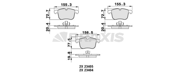 Opel Signum 2003-2008 Arası 3.0 V6 CDTI Braxis Marka Ön Balata