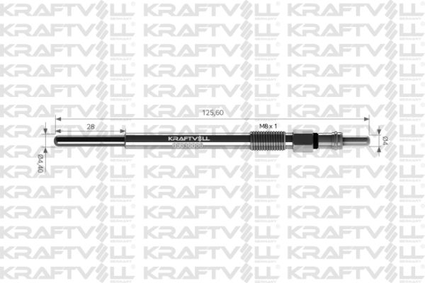 Ford C-Max 2007-2010 Arası 1.6 TDCi Kraftvoll Marka Kızdırma Bujisi