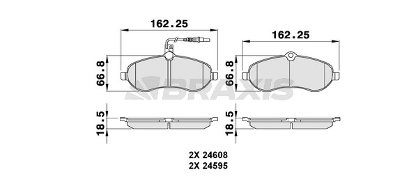 Peugeot Expert Tepee 2007-2011 Arası 2.0 HDi 130 Braxis Marka Ön Balata