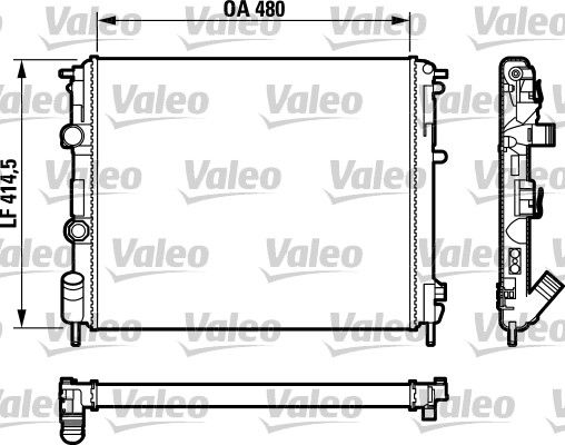 Renault Clio Symbol 1998-2002 Arası 1.9 D Valeo Marka Su Radyatörü