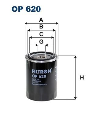 Citroen Cx 1974-1992 Arası 2500 D Turbo Filtron Marka Yağ Filtresi