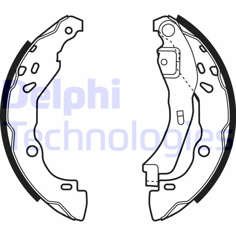 Dacia Sandero 2008-2012 Arası 1.6 MPI 85 Delphi Marka Pabuçlu Balata