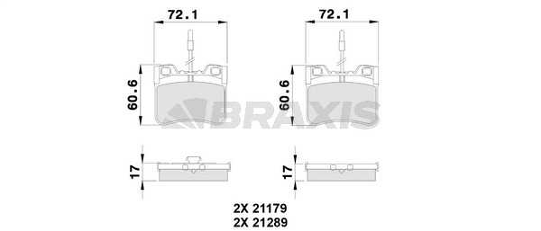 Peugeot 106 1991-2005 Arası Electric Braxis Marka Ön Balata