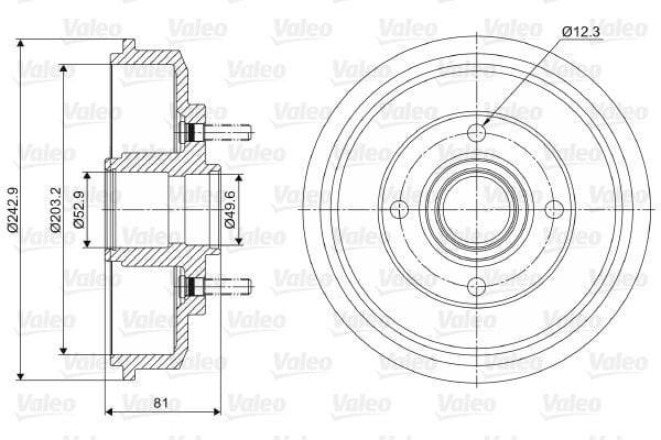 Ford Focus 1998-2009 Arası 1.6 16V Valeo Marka Kampana