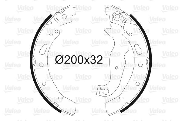 Ford Ka 2008-2016 Arası 1.2 Valeo Marka Pabuçlu Balata