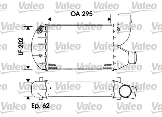 Fiat Bravo 1995-2001 Arası 1.9 JTD 105, 1.9 JTD Valeo Marka Turbo Radyatörü