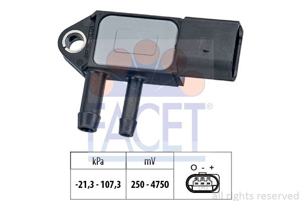 Skoda Roomster 2006-2015 Arası 1.2 TDI Facet Marka Egzoz Sıcaklık Sensörü
