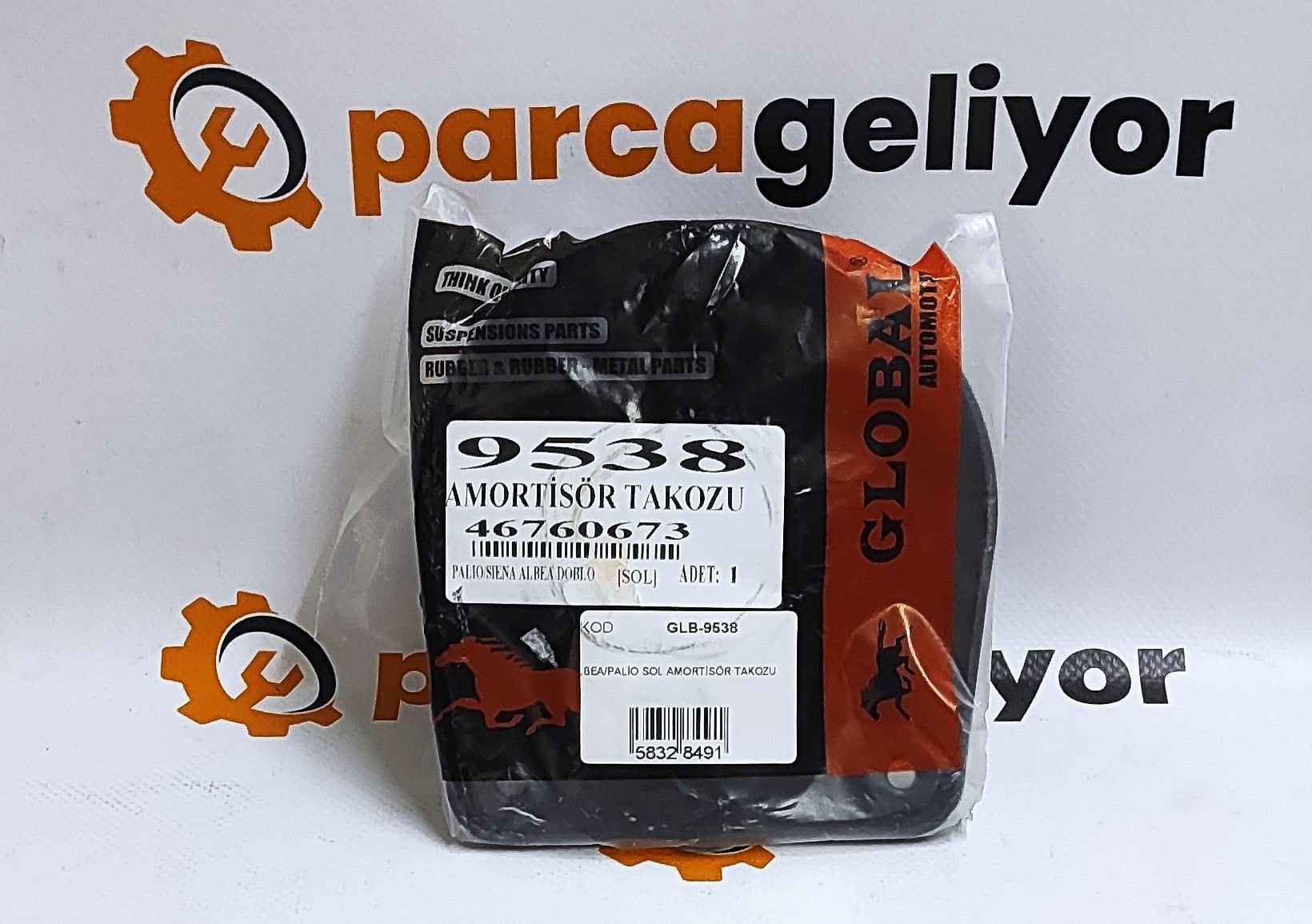 Doblo I Sol Ön Amortisör Takozu Global GLB-9538