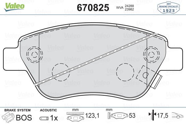 Opel Corsa 2006-2014 Arası 1.4 LPG Valeo Marka Ön Balata