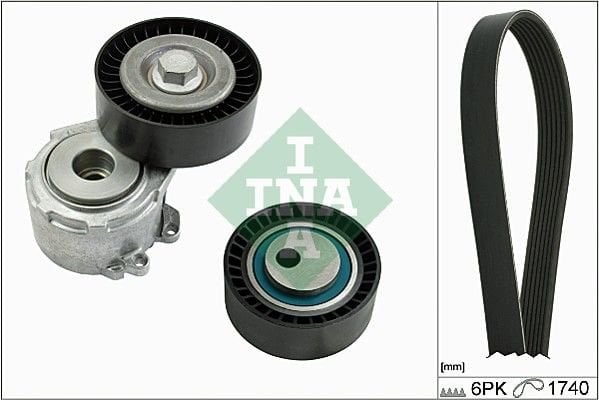 Fiat Ulysse 1994-2002 Arası 2.0 JTD 16V INA Marka Vantilatör Kayış Seti