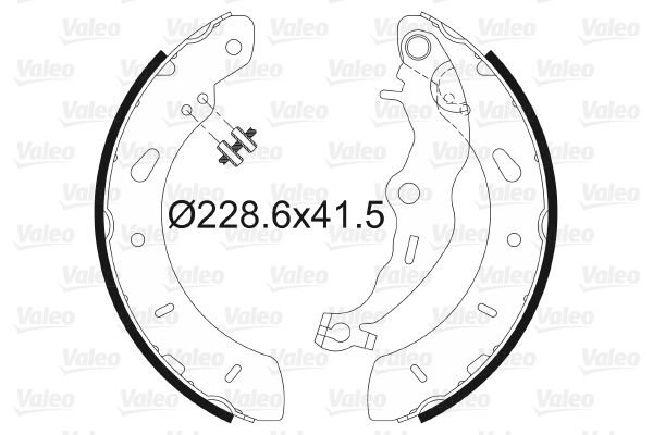 Ford Focus 2010-2014 Arası 1.6 Ti Valeo Marka Pabuçlu Balata