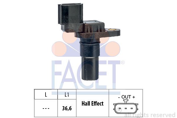 Fiat Punto 1999-2012 Arası 1.2 16V 80, 1.8 130 HGT Facet Marka Eksantrik Devir Sensörü